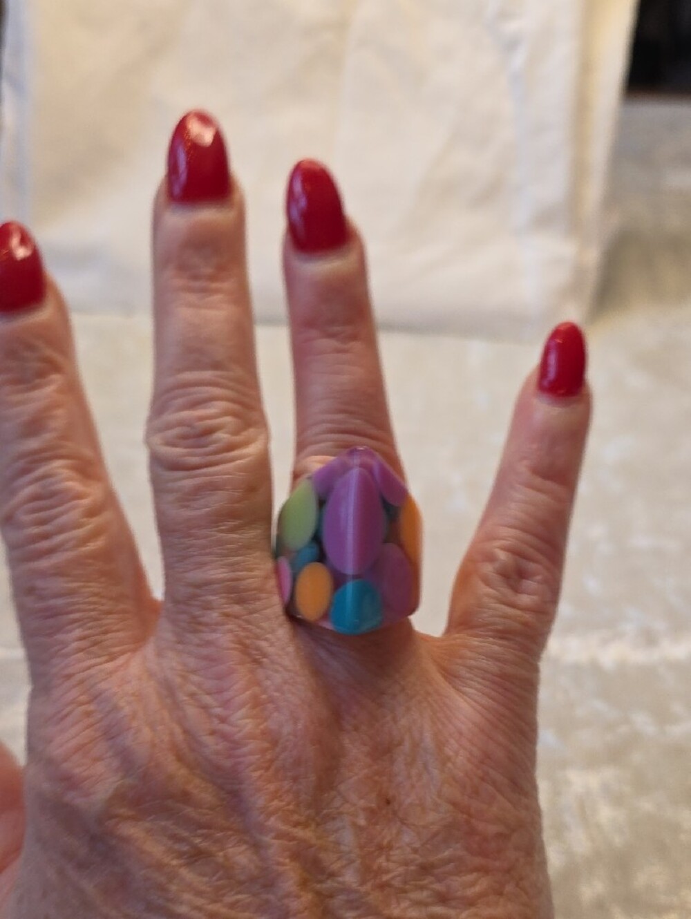 Sobral Rare Petit Boules "Equilibrio" Statement Ring* - Picture 10 of 10